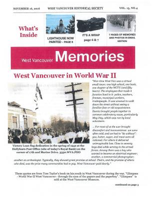 History-onics (West Vancouver, BC: West Vancouver Historical Society), 16 Nov 2016