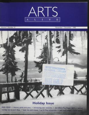 Arts Alive, 1 Nov 1995