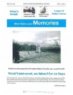 History-onics (West Vancouver, BC: West Vancouver Historical Society), 18 May 2016