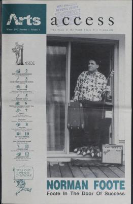 Arts Access; The Voice of the North Shore Arts Community., 1 Jan 1992