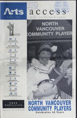 Arts Access; The Voice of the North Shore Arts Community., 1 Oct 1992