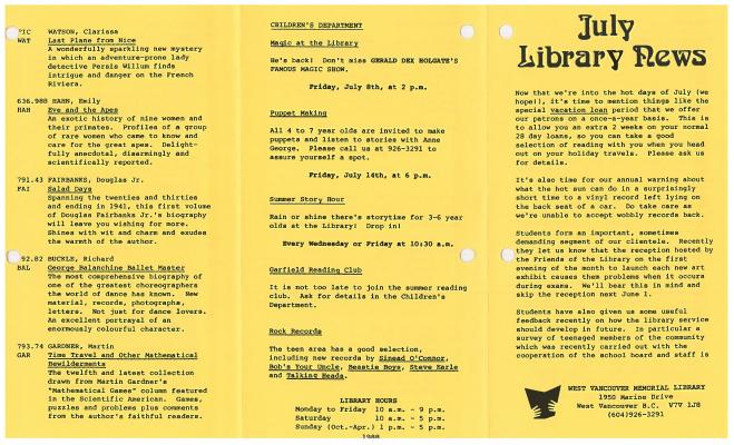 Library News, 1 Jul 1988