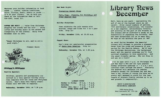 Library News, 1 Dec 1987