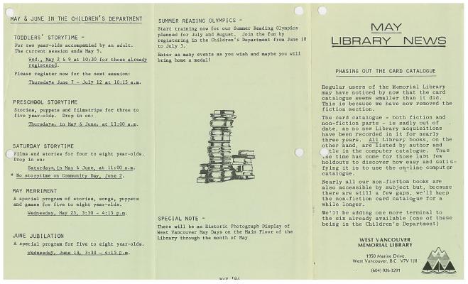 Library News, 1 May 1984