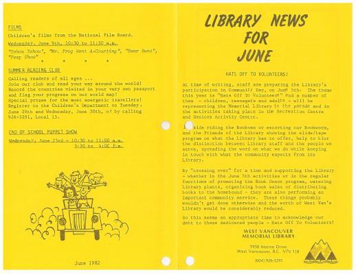 Library News, 1 Jun 1982