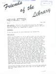 Friends of the Library Newsletter, 1 Jul 1993