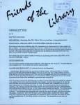 Friends of the Library Newsletter, 1 May 1994