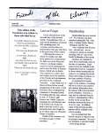 Friends of the Library Newsletter, 1 Nov 1996