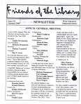 Friends of the Library Newsletter, 1 Feb 2000