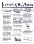 Friends of the Library Newsletter, 1 May 2000