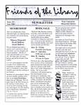Friends of the Library Newsletter, 1 Jun 2000