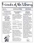 Friends of the Library Newsletter, 1 Mar 2001