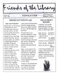 Friends of the Library Newsletter, 1 May 2001