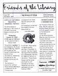 Friends of the Library Newsletter, 1 Dec 2001