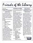 Friends of the Library Newsletter, 1 Feb 2003