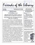 Friends of the Library Newsletter, 1 Jun 2003