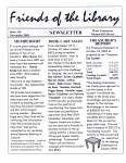 Friends of the Library Newsletter, 1 Nov 2003