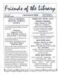 Friends of the Library Newsletter, 1 Dec 2003