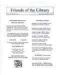 Friends of the Library Newsletter, 1 Sep 2007