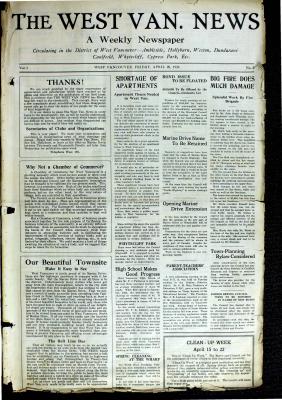 West Van. News (West Vancouver), 16 Apr 1926