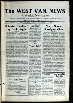 West Van. News (West Vancouver), 14 May 1926