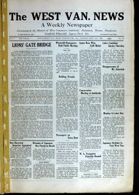 West Van. News (West Vancouver), 3 Sep 1926