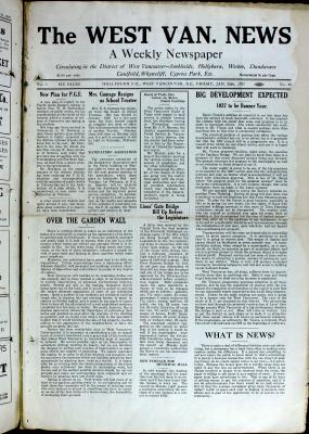 West Van. News (West Vancouver), 28 Jan 1927