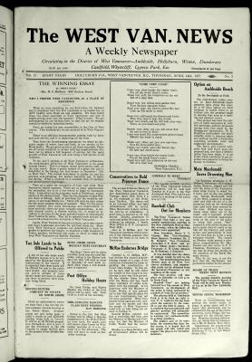 West Van. News (West Vancouver), 14 Apr 1927