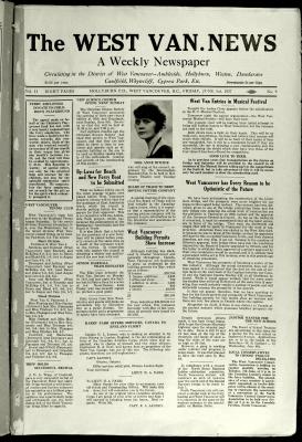 West Van. News (West Vancouver), 3 Jun 1927