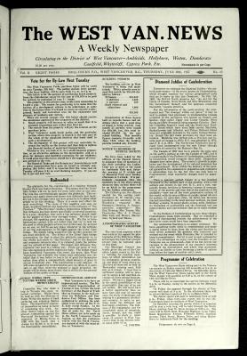 West Van. News (West Vancouver), 30 Jun 1927