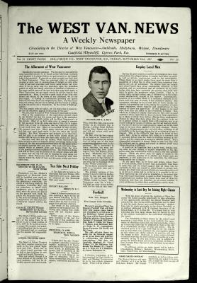 West Van. News (West Vancouver), 23 Sep 1927