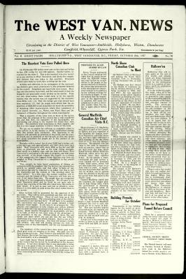 West Van. News (West Vancouver), 28 Oct 1927