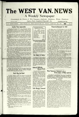 West Van. News (West Vancouver), 24 Feb 1928