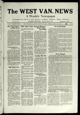 West Van. News (West Vancouver), 22 Apr 1927