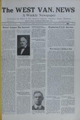 West Van. News (West Vancouver), 1 Feb 1929