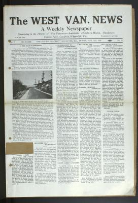 West Van. News (West Vancouver), 12 Sep 1930