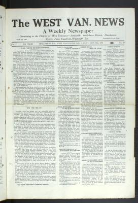 West Van. News (West Vancouver), 10 Oct 1930