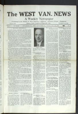 West Van. News (West Vancouver), 24 Oct 1930