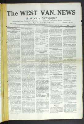 West Van. News (West Vancouver), 5 Dec 1930