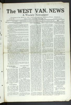 West Van. News (West Vancouver), 29 May 1931