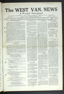 West Van. News (West Vancouver), 27 Mar 1931