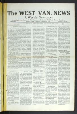 West Van. News (West Vancouver), 5 Jun 1931