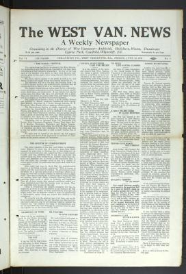 West Van. News (West Vancouver), 12 Jun 1931