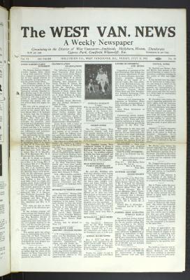 West Van. News (West Vancouver), 31 Jul 1931