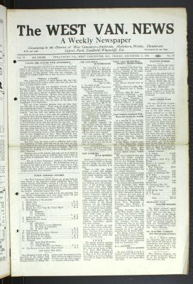 West Van. News (West Vancouver), 11 Dec 1931