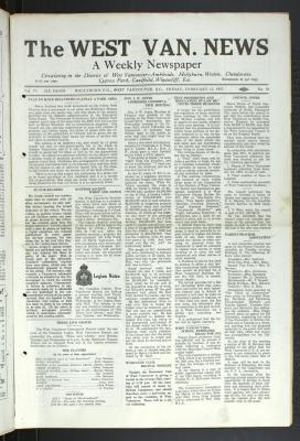 West Van. News (West Vancouver), 12 Feb 1932