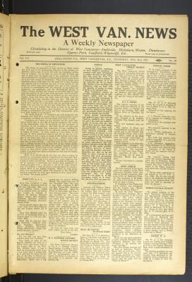 West Van. News (West Vancouver), 23 Feb 1933