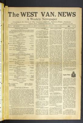 West Van. News (West Vancouver), 1 Apr 1932