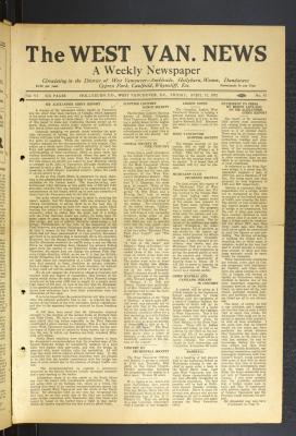 West Van. News (West Vancouver), 15 Apr 1932