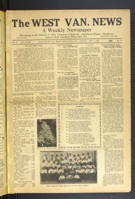 West Van. News (West Vancouver), 6 May 1932